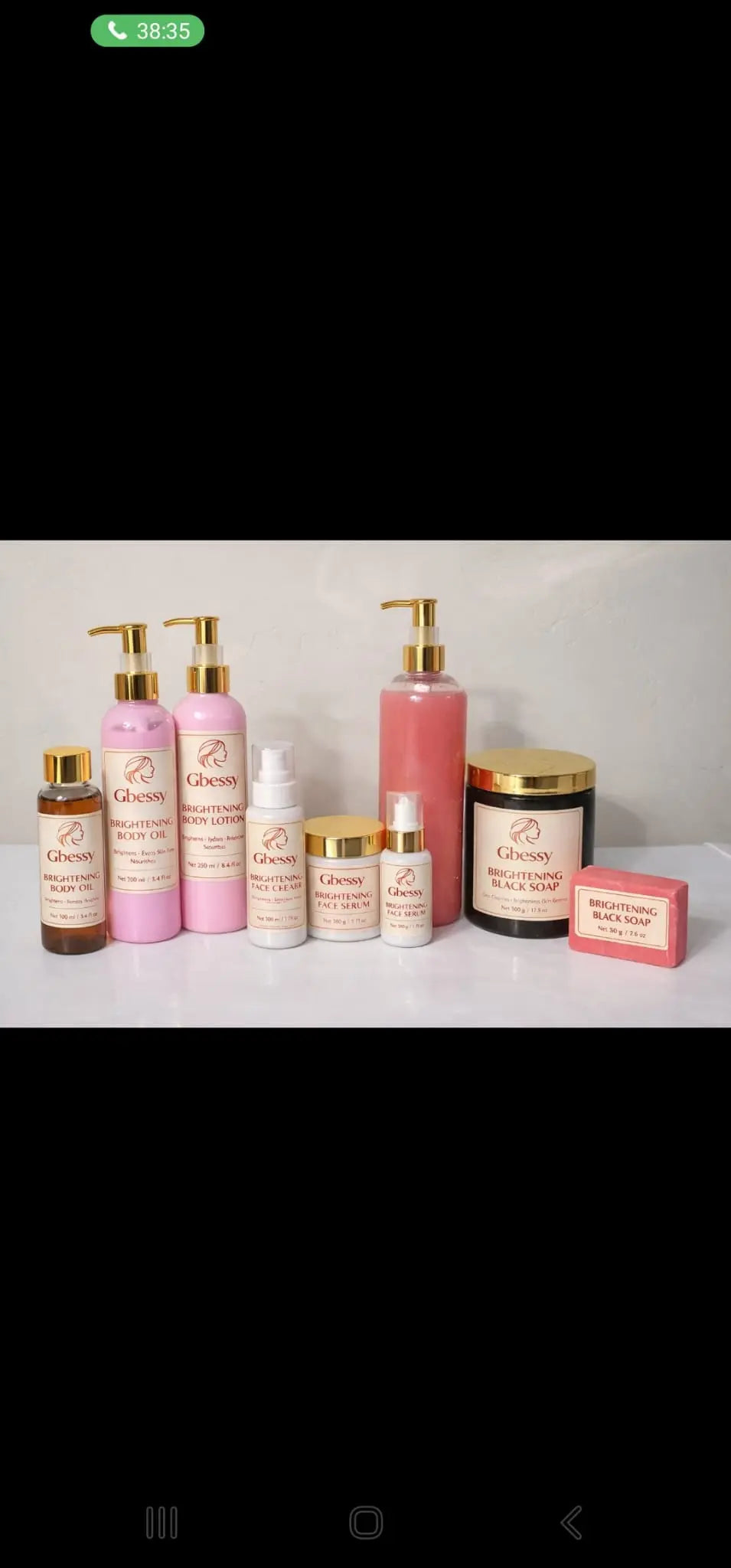 Radian Glow set GBESSY COSMETICS