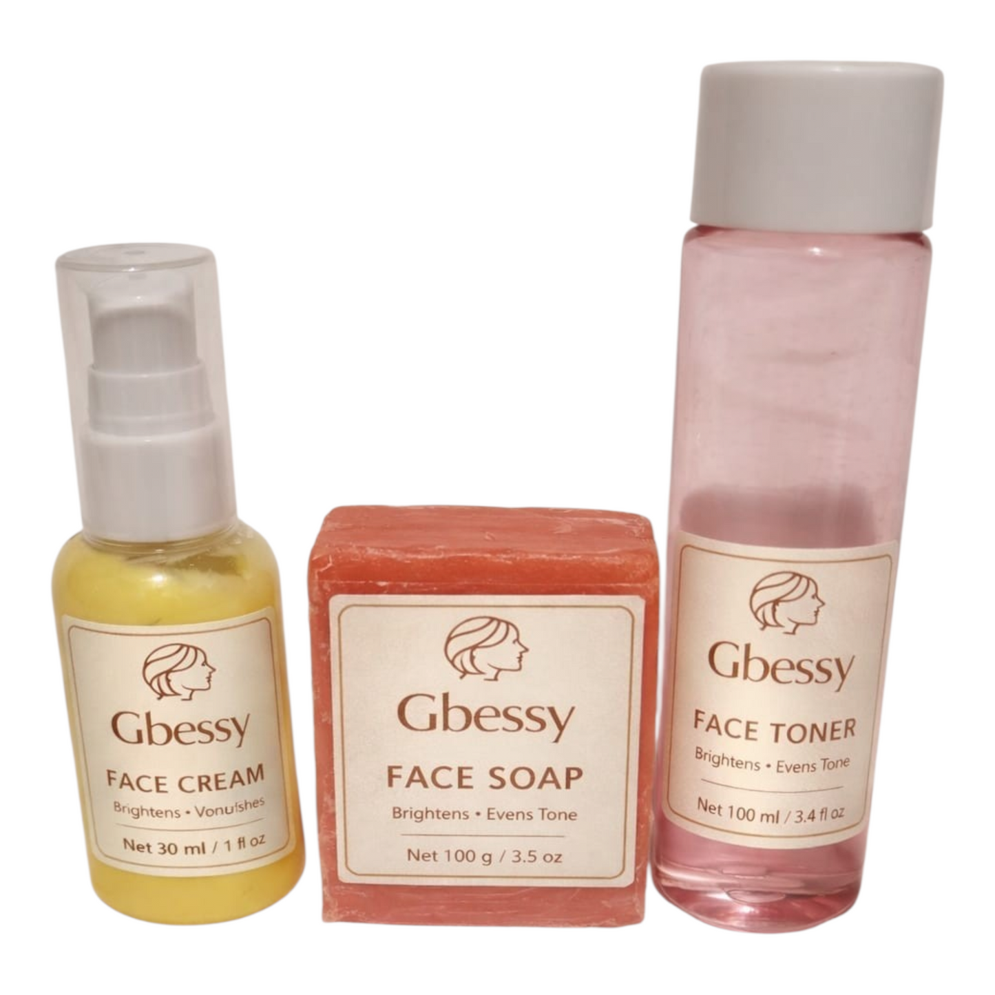 Brightening face set GBESSY COSMETICS