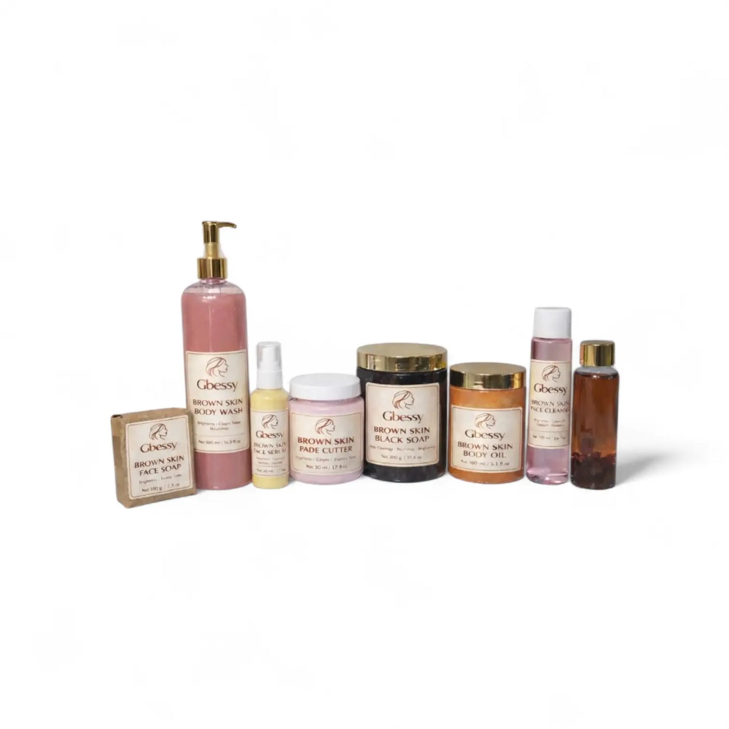 Brown skin set GBESSY COSMETICS